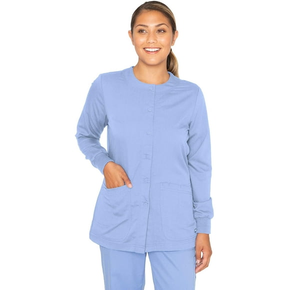 Greys Anatomie 4-Pocket Warm-Up pour les Femmes Veste de Gommage Médical Coupe Classique