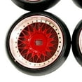 thumbnail image 4 of RC Wheel Rim Tires Rc Tires Remote Control 1/28 for Wltoys K969 K989 P929 1/28 Scale Buggy Hobby Red, 4 of 4