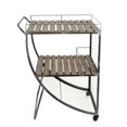 thumbnail image 2 of Splendid Metal & Wood Tea Cart, Brown, 2 of 2