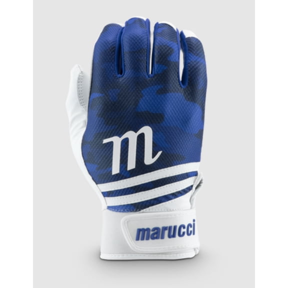 Marucci Youth Crux Camo Batting Gloves Royal Small
