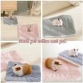 thumbnail image 2 of Tapis en Coton pour Hamster Maison pour Petits Animaux Lit Doux Coussin Lavable, 2 of 8