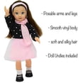 thumbnail image 2 of The New York Doll Collection Mini Doll Eva - 6.5 inch Vinyl Posable Doll, 2 of 6
