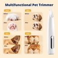 thumbnail image 5 of Silent Groom Pro Pet Paw Trimmer | Cordless Shaver for Dogs, Cats, Big & Small Animals with Light | Rechargeable Home and Salon Grooming Tool for Paws, Face, Ears, Butt, 5 of 7
