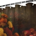 thumbnail image 3 of Fall Harvest Fruit Pumpkin Shower Curtains,Reusable Bath Curtain with Hooks Friendly Polyester Fabric Bathroom Curtains for Thanksgiving Day Fall Party Home Decor, 3 of 5
