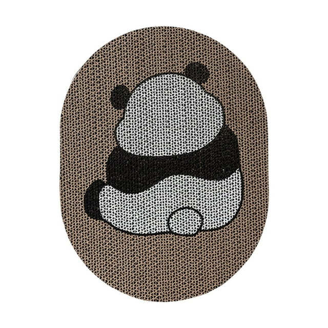 S SERENABLE Cat Scratching Scratch Pad Grinding Claw Self Sticky Couch Protector Pet Cute Panda