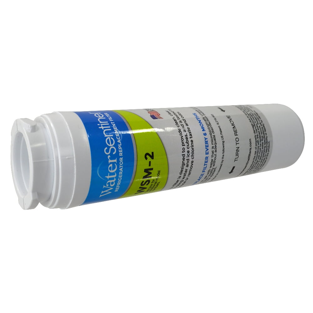 WaterSentinel WSM-2 Refrigerator Water Filter Replacement for Drinking Water Filtration, Fits Maytag, Whirlpool Refrigerator Water Filter 4 (3-Pack), Carbon Block