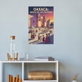thumbnail image 4 of Retro Vintage Travel Poster Wall Print Museo De Las Culturas Oaxaca Mexico Cultural Event Historic Landmark Canvas Poster, 4 of 8