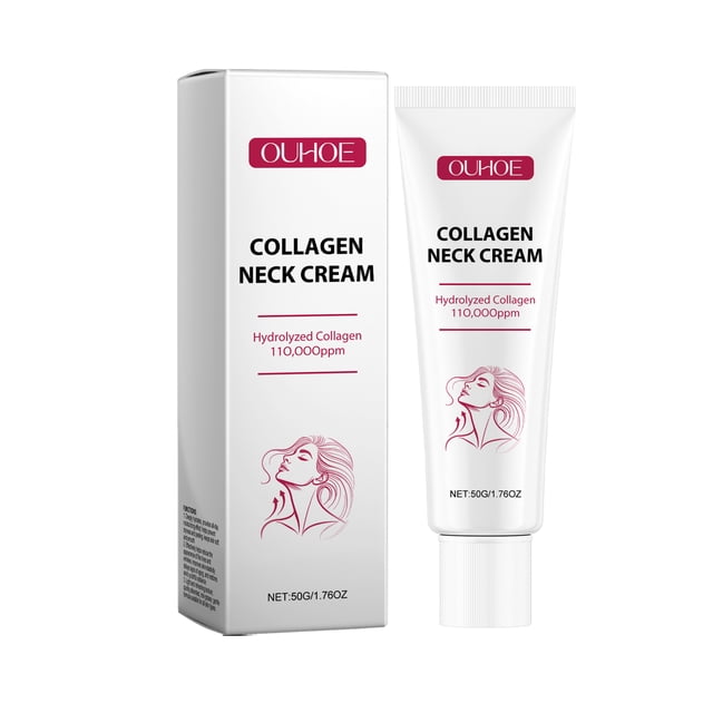 OUHOE Collagen Neck Cream - Firming & Moisturizing with Hyaluronic Acid 50g