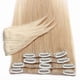 thumbnail image 2 of Thick 8pcs Clip In Human Hair Extensions Invisible, 2 of 5