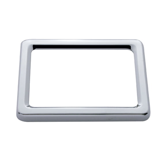Chrome Plastic Fits Kenworth Center Dash Indicator Bezel with Manual Transmissions