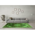 thumbnail image 3 of Ahgly Company Indoor Round Oriental Green Industrial Area Rugs, 8' Round, 3 of 4