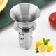 thumbnail image 1 of Stainless Steel Manual Lemon Juicer Squeezer, Easy Squeeze Small Hand Juicer and Reamer, Hand Citrus Juicer and Lemon Pourer, Screw Limes squeezer, 1 of 5