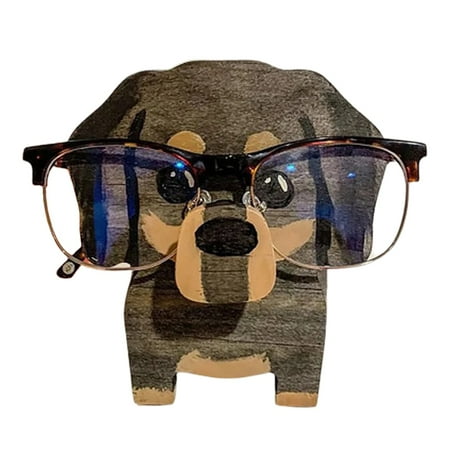 

Creative Eyeglasses Holder Eyes Glasses Animal Sunglasses Wooden Stand