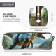 thumbnail image 3 of Balery Lake Forest Dinosaur A Estuche de Lápices de Cuero Impreso, Estuche para Suministros de Arte, Estuche de Lápices con Cremallera, Estuche de Almacenamiento de Papelería, 3 of 7