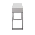 thumbnail image 3 of Franklin Contemporary Console Table in Grey Metal and Grey Wood by LumiSource, 3 of 5