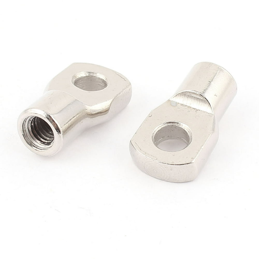 5mm Female Thread Gas Spring Rod End Fitting Eyelet Connector Silver
