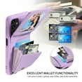 thumbnail image 2 of Dteck for Samsung Galaxy A13 5G Case with RFID Blocking Card Holder, Galaxy A13 4G Crossbody Wallet Case Shockproof Purse PU Leather Protective Back Cover,Purple, 2 of 9