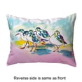 thumbnail image 4 of Betsy Drake NC953 16 x 20 Po. Coussin Sanderlings Rose Sans Cordon, 4 of 4