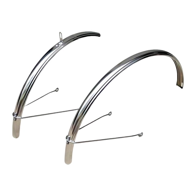 2 protectores de guardabarros para bicicleta, de acero inoxidable resistente, reemplazo directo. sin guardabarros