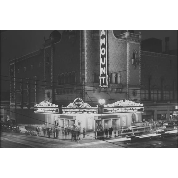 24"x36" Gallery Poster, Paramount Theater. Omaha 1937