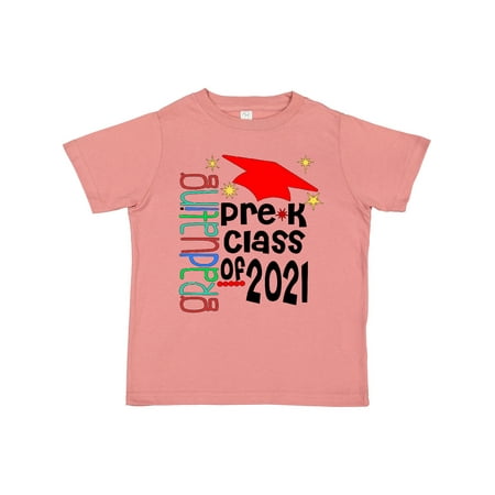 

Inktastic Graduating Pre-K Class of 2021 Gift Toddler Toddler Girl T-Shirt