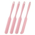 thumbnail image 1 of 4Pcs Espátula de Silicona para Tarros, Espreador de Mermelada Resistente al Calor para Tarros, Botellas, Herramientas de Cocina y Mezcla (Rosa Claro), 1 of 7