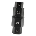 thumbnail image 2 of jinwen Hex Axle Tool Carbon Steel Universal Repair Tool Spindle Socket Adapter Tool Black, 2 of 9