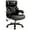 Black, variant on Morufur Leather Office Chair, Big and Tall Office Chair 600LBS Wide Seat Ergonomic Computer Desk Chair with 360° Swivel High Back Executive Leather Chair Adjustable Task Chair, Black