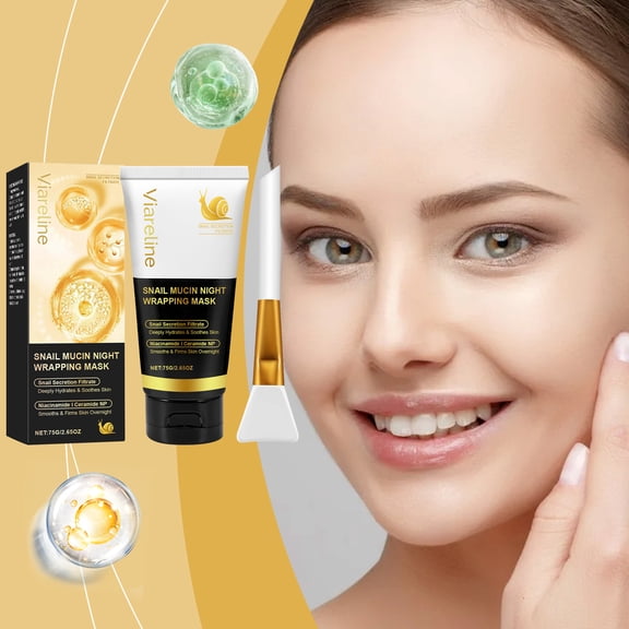 Turmeric Sleeping Mask, Gentle Hydration, Exfoliating Mask Gel, Hydrating and Moisturizing Mask