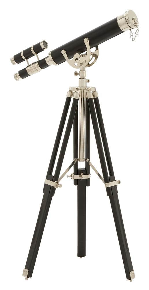 Aluminum Telescope in Black and Silver