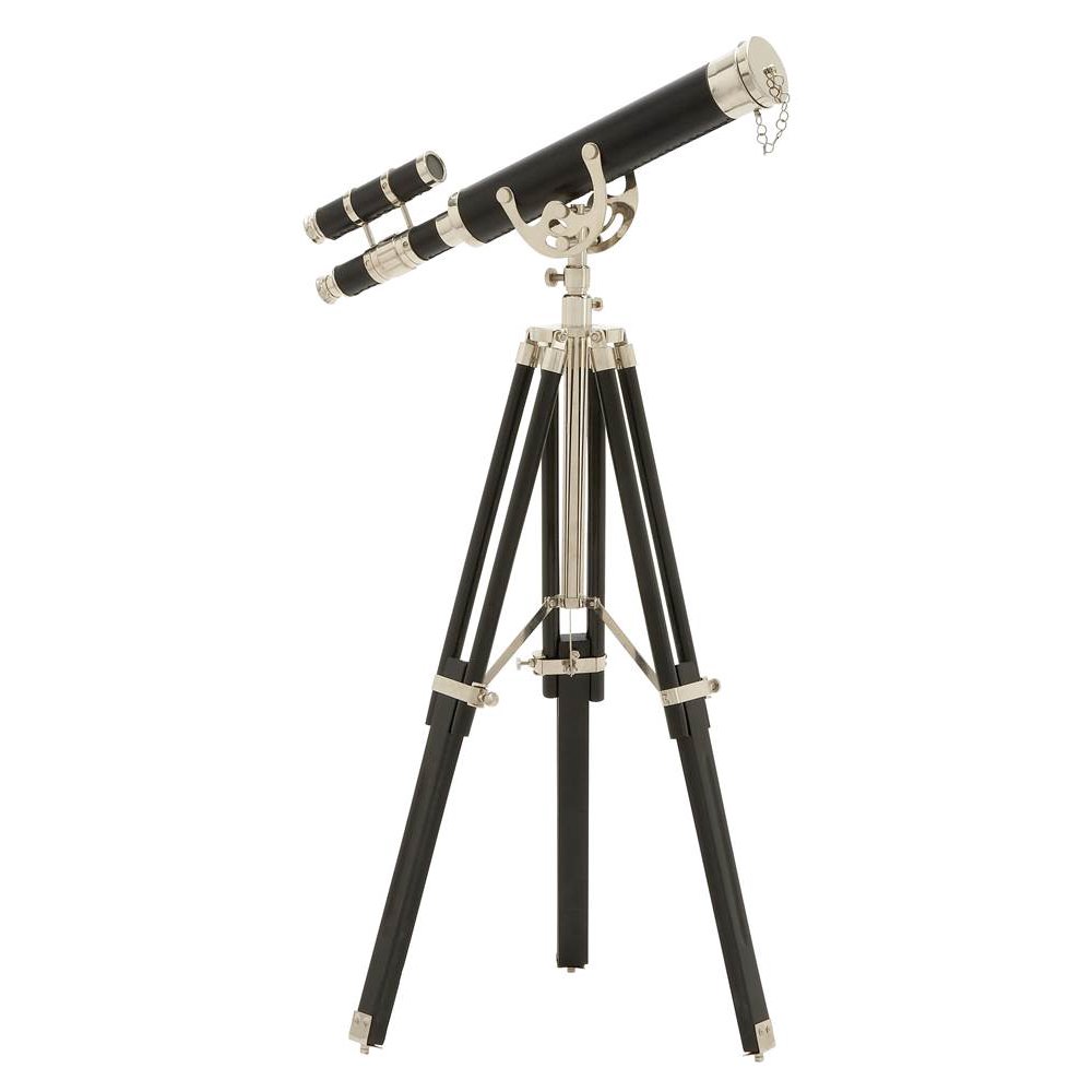 Aluminum Telescope in Black and Silver