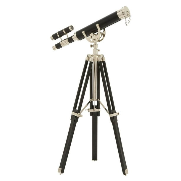 Aluminum Telescope in Black and Silver