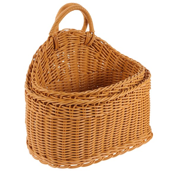 BALAHAPY 2Ud Cesta Colgante Tejida Color Marrón Para Almacenamiento Y De