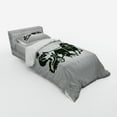 thumbnail image 3 of Ambesonne Retro Bedding Set 4 Pcs, Chariot Gladiator, Queen, Dimgrey Black, 3 of 3