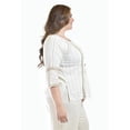 thumbnail image 2 of Blusa con detalles bordados Roman Fashion / Juvenil, 130 (Beige) beige 38, 2 of 5