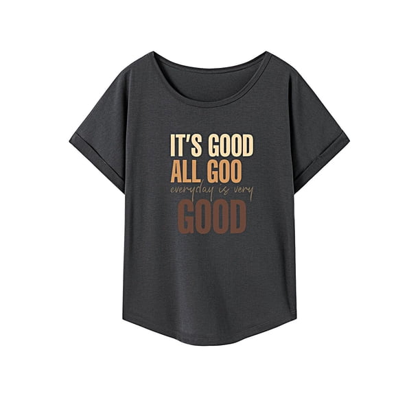 Camiseta para mujer verano casual ligero moda básica camiseta para viaje trabajo playa SG