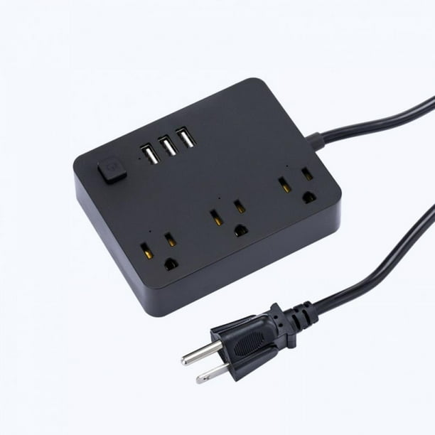 Power Strip with USB C, 3 Outlets 3 USB Ports Desktop Charging Station