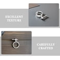 thumbnail image 3 of CIMAXIC 2Pcs Barbell Clamp Collars Silver Alloy Quick Release Weight Clips for Dumbbell Secure Locking Gym Accessories, 3 of 7
