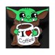 thumbnail image 2 of Broche de Metal de la película Star Wars, Yoda, bebida de bebé, estilo café, bonito botón, insignia, mochila, ropa, Pin de solapa, accesorios creativos, 2 of 4