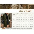 thumbnail image 6 of NAYTOAO Winter Warm Coats for Women Long Sherpa Coat Fuzzy Faux Fur Trench Jackets Lapel Open Front Button Fleece Cardigan, 6 of 8
