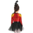 thumbnail image 4 of Zaldita Girls Halloween Circus Ringmaster Coatume Magician Sequin Tassel Dance Leotard Dress with Hat Red 14, 4 of 7