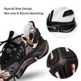 thumbnail image 7 of Flower Print Walking Shoes for Men Woman Lightweight Tennis Fashion Elastic Sports Shoes Cushion Basketball Shoes, 7 of 7