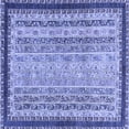 thumbnail image 1 of Ahgly Company Indoor Square Oriental Blue Modern Area Rugs, 3' Square, 1 of 4