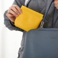 thumbnail image 4 of Yaju Travel Makeup Bag Small Purse Portable Lambskin Pocket Cosmetic Bag For Women Makeup Pouch Leather Bag Versatile Magnetic No Zipper Self Closing, 4 of 5
