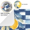 thumbnail image 2 of Yayeee Dish Drying Mat for Kitchen Counter 16"x18" Microfiber Absorbent Pad, Retro Plaid Lemon, 2 of 7
