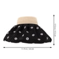 thumbnail image 4 of Sombrero con visera para mujer, sombrero grande de ala ancha, sombrero plegable de verano con visera para niña, 4 of 7