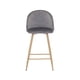 thumbnail image 1 of Banco alto Jonotla velvet pata natural - Gris oscuro WEIK Jonotla, 1 of 7