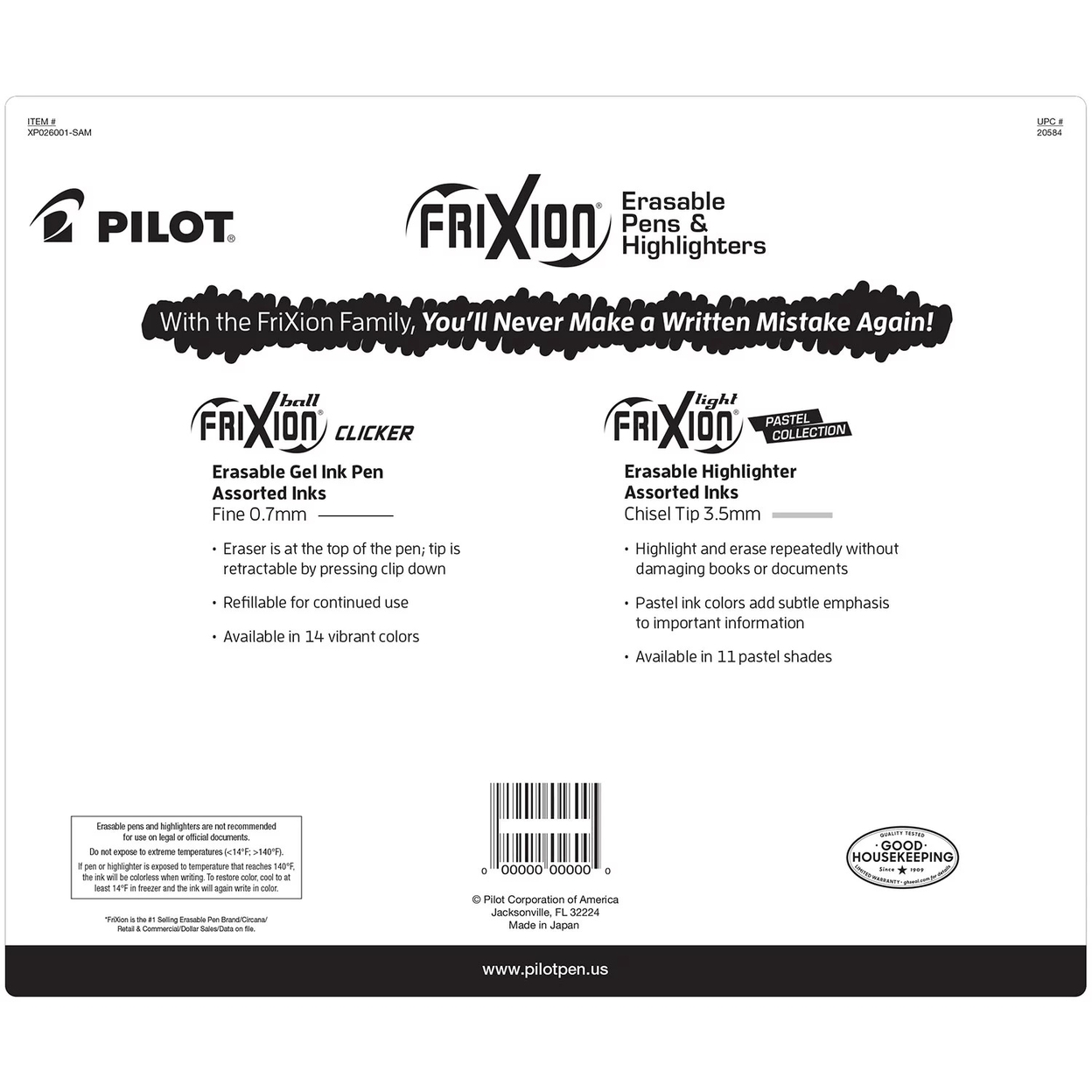 Pilot FriXion Erasable Pens & Highlighters 12-Pack photo 3