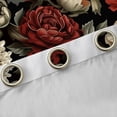 thumbnail image 4 of Homewish Western Flower Floral Curtains Pack of 2 (42x84 Each), Rustic Plant Botanical Curtains Blackout, Retro French Style Bedroom Curtains, Blackout Curtains Room Decor, 4 of 6