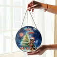 thumbnail image 2 of Merry Christmas and Happy New Year Santa Rottweiler Holiday Xmas Winter 2025 Stained Glass Suncatcher Rottie Dog Lover Gifts Idea Window Hanging Sign Decor - 00024, 2 of 5